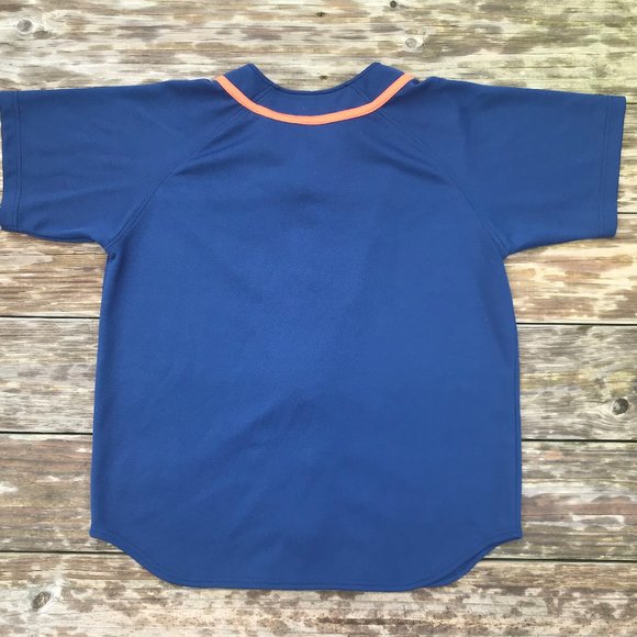 Nike Young Boys Short Sleeve Jersey Tee Shirt Blue - Picture 6 of 6